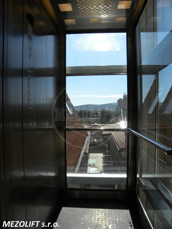 Panoramatický výťah — realizácia MEZOLIFT